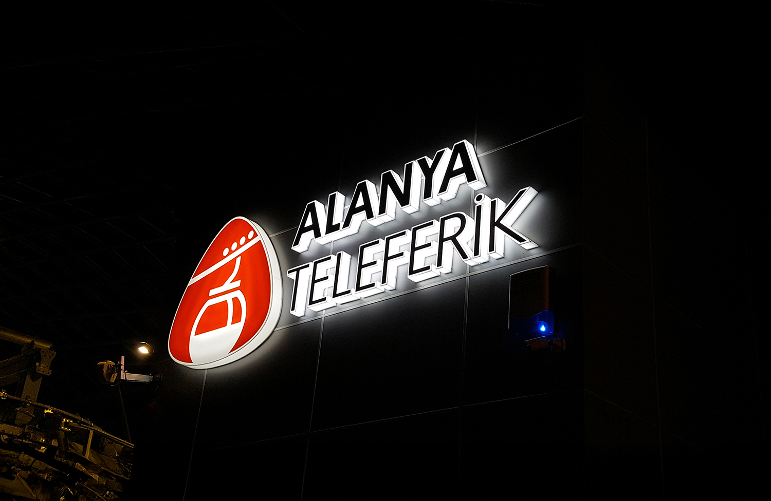 Alanya Teleferik - Pleksiglas Kutu Harf Tabela 2