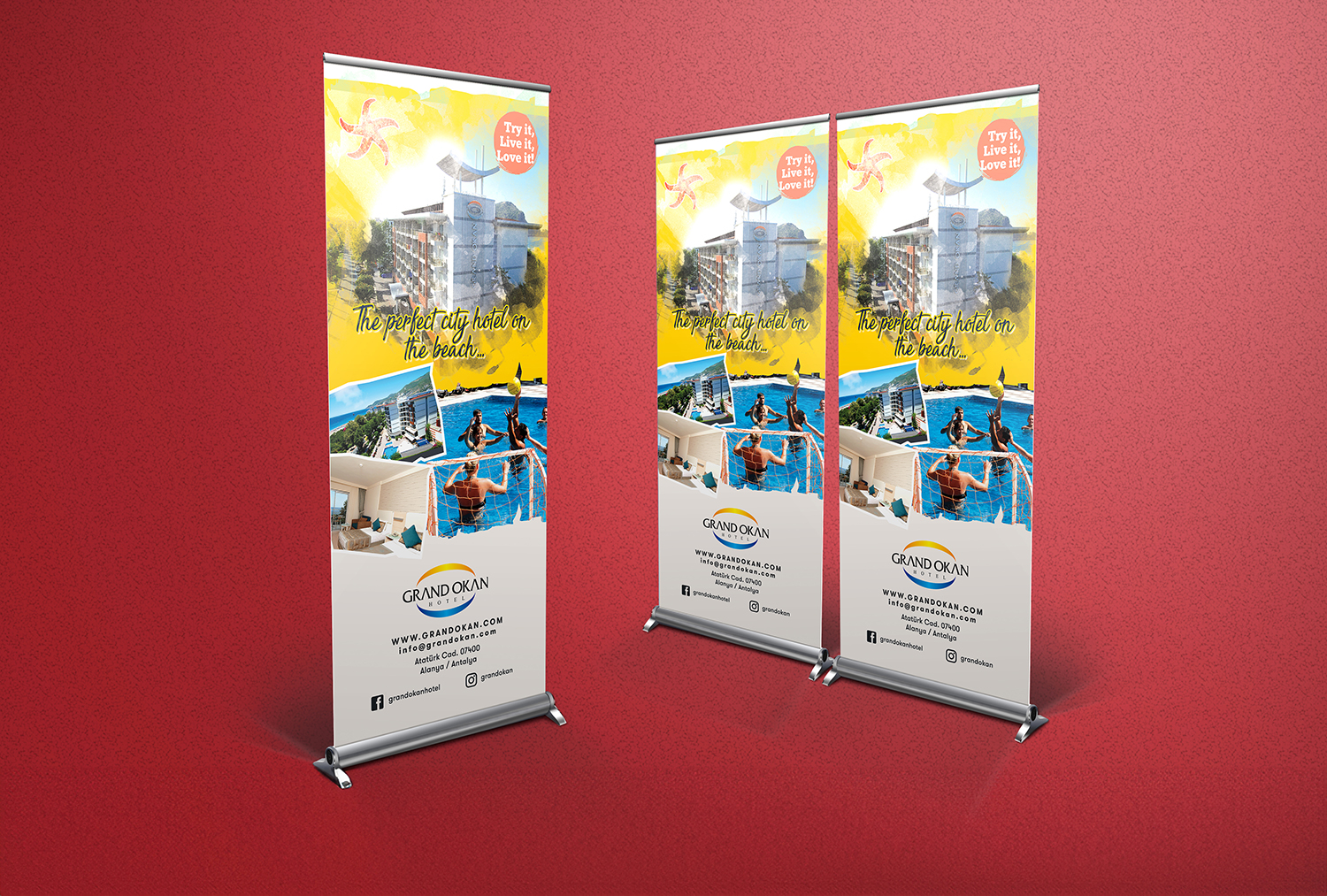 Grand Okan Hotel Alanya - Rollup Banner