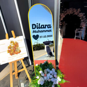 Alanya Ayna Üzeri - Folyo Kesim Yazı