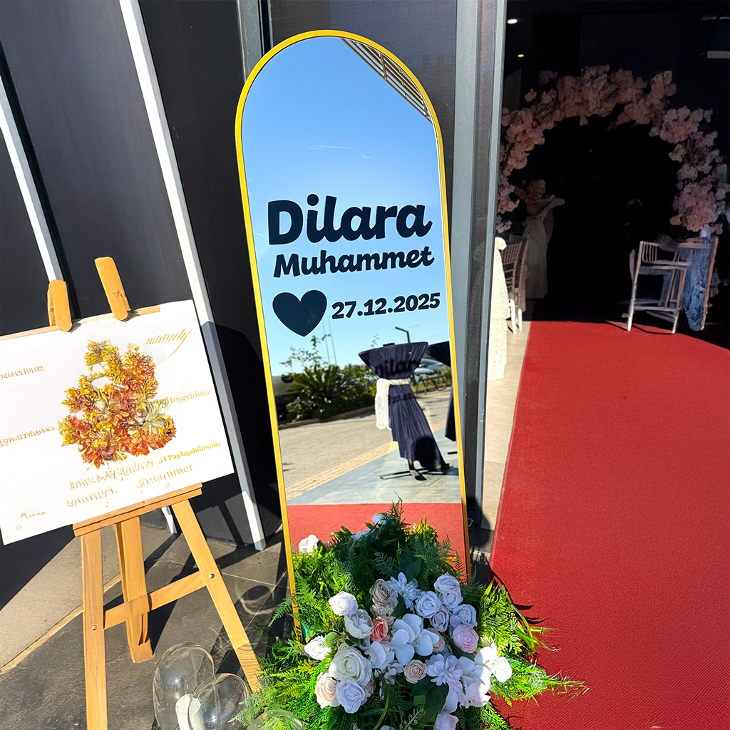 Alanya Ayna Üzeri - Folyo Kesim Yazı Alanya Ayna Üzeri - Folyo Kesim Yazı