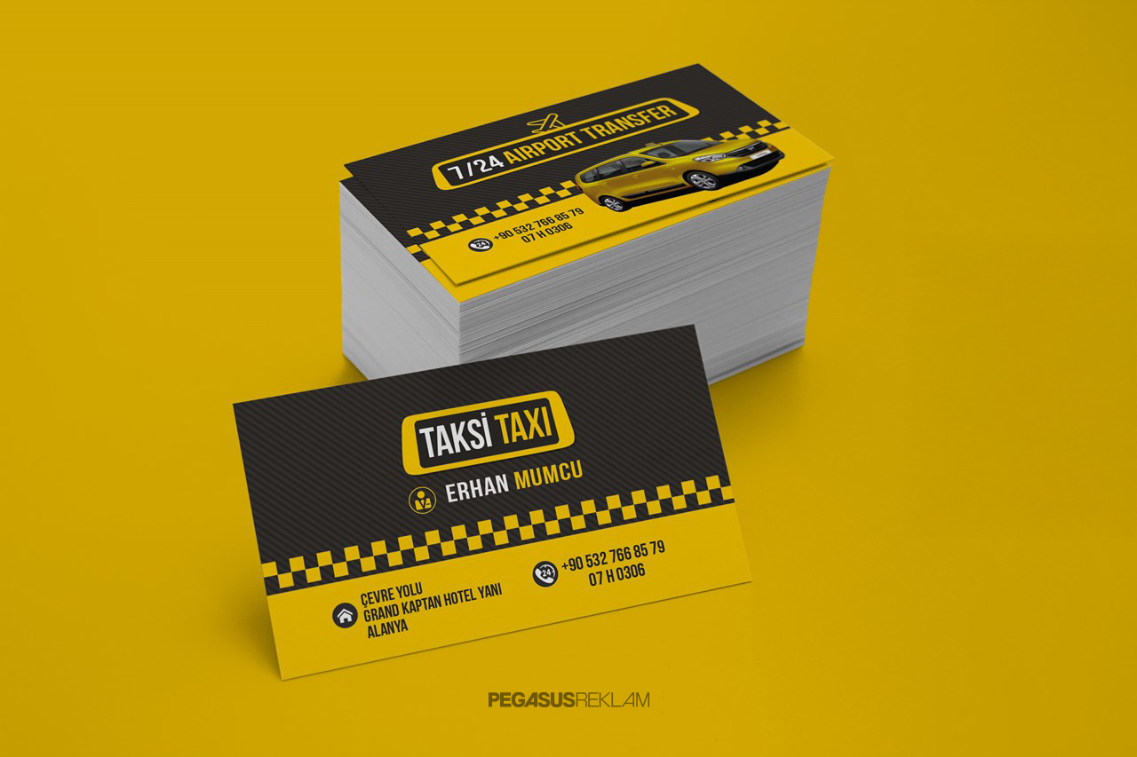 Tosmur Taksi Alanya - Kartvizit