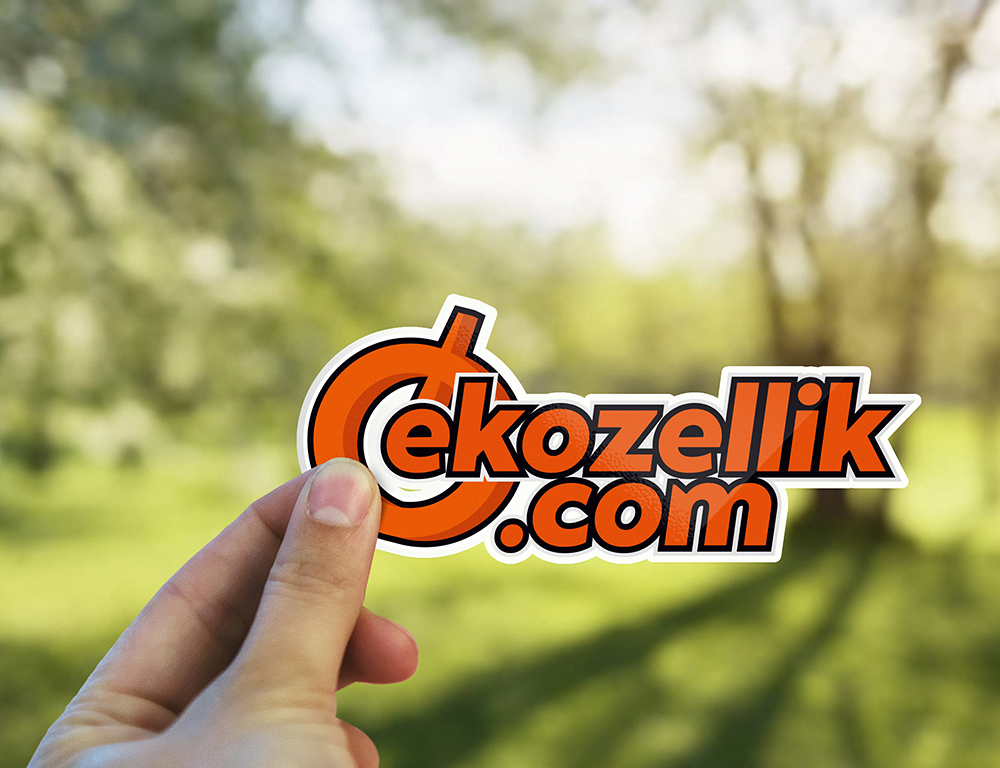 ekozellik etiket sticker baskı