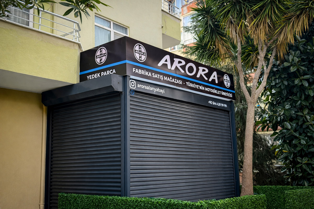 Arora Motosiklet - Alanya Dijital Baskı